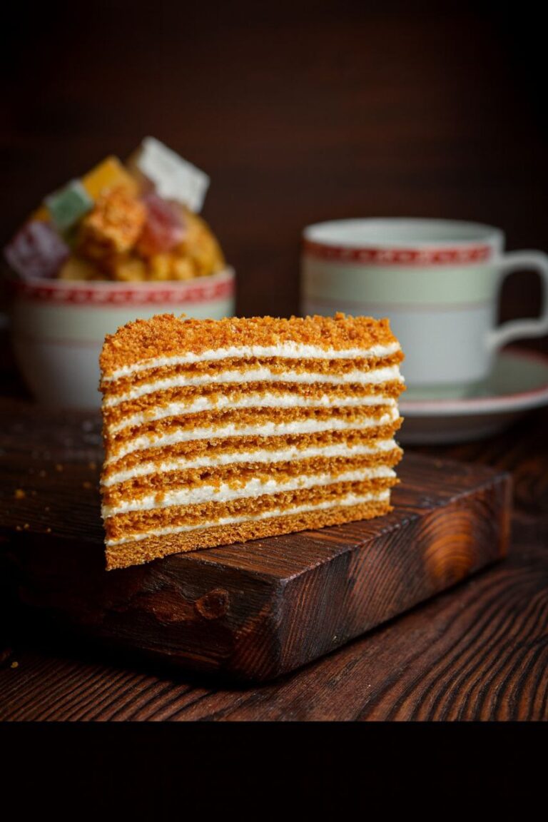 Honig-Nuss Torte Medovik